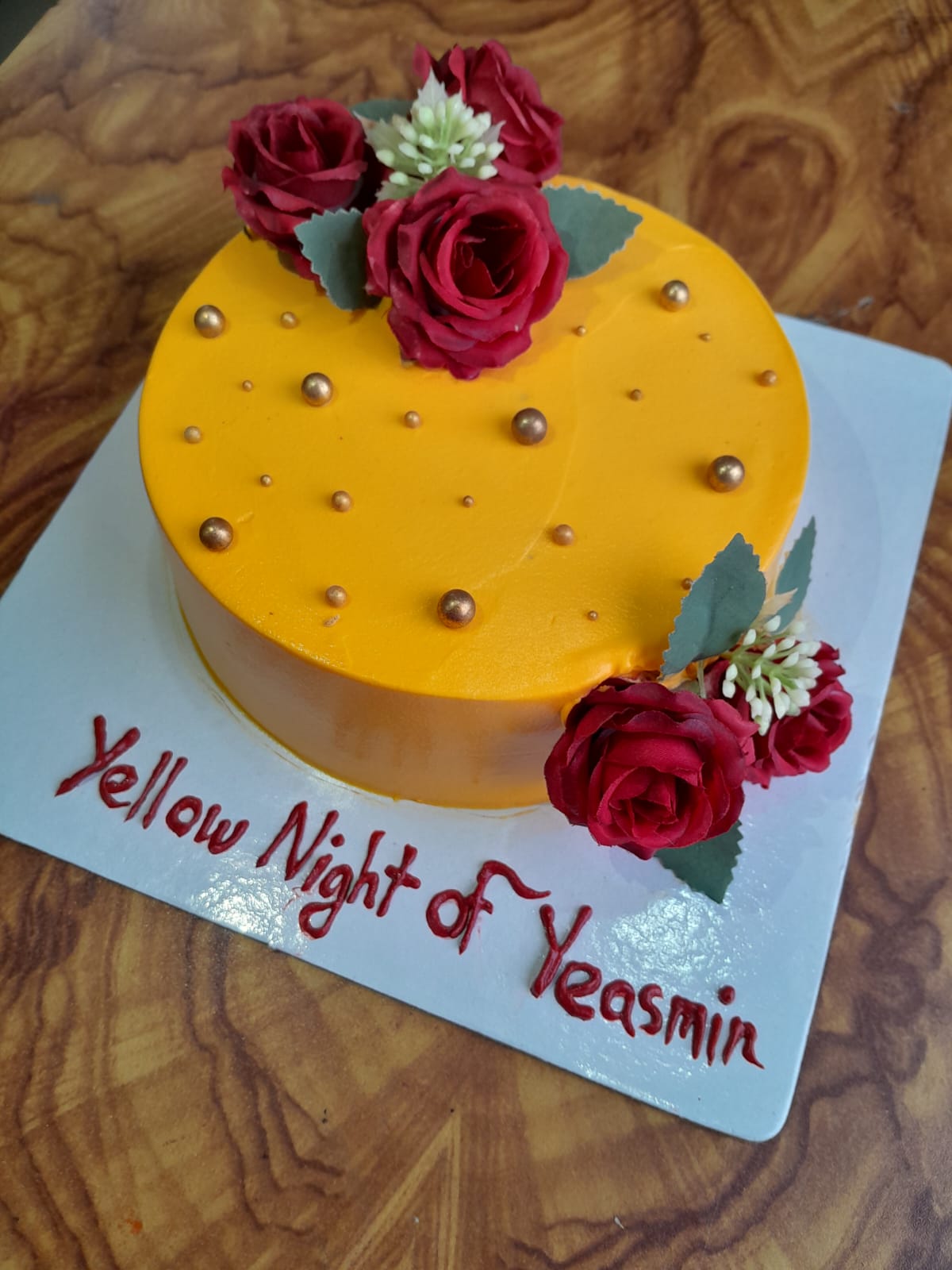 Yellow Night Cake